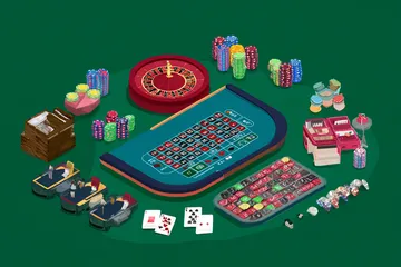 A woman smiling by bright slot machines showing lucky symbols, showcasing the exciting slot offerings at JLWILD.